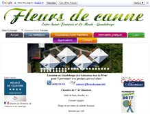 Tablet Screenshot of fleursdecanne.info